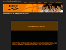 Tablet Screenshot of bodegaradio.com